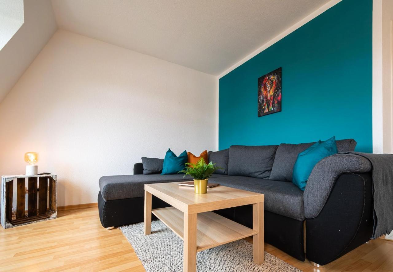 Blue Chili 99 - Grosszuegiges Loft Wlan Boxspringbett Bis 4 Pers Apartment Leipzig Luaran gambar