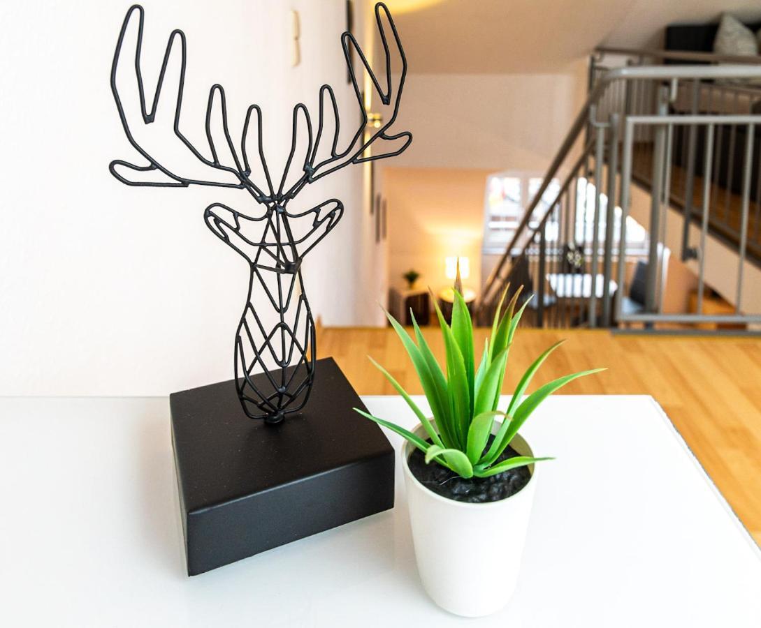Blue Chili 99 - Grosszuegiges Loft Wlan Boxspringbett Bis 4 Pers Apartment Leipzig Luaran gambar